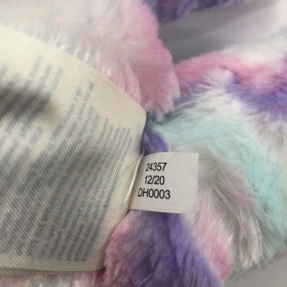 Build A Bear BAB Cotton Candy Cat Kitten Plush Stuffed Animal Tie Dye Pastel 16" - Picture 10 of 12